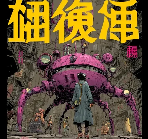 日常题材漫画条目封面，厨房与早餐桌