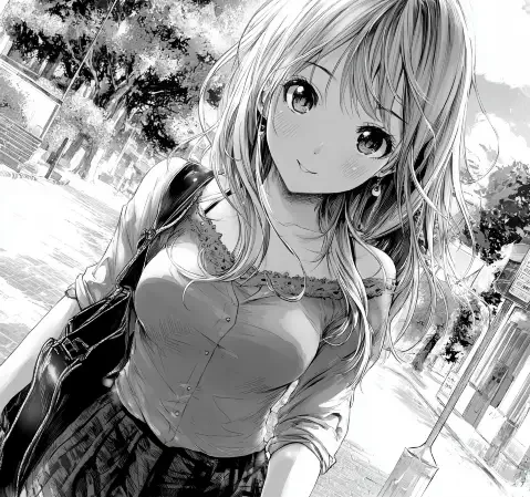 悬疑题材漫画条目封面，旧档案室与手电光